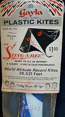 Vintage Gayla Stingaree Kite 1960's #113 unopened