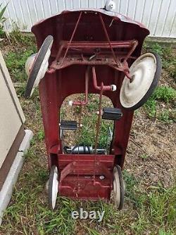 Vintage Gearbox Company Fire truck Pedal Car