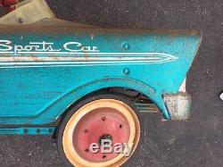 Vintage Genuine Murray Pedal Car Sports Radio Full Ball Bearing Teal Blue Color