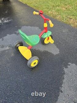 Vintage German Kettler Tricycle Grewn Yellow Red