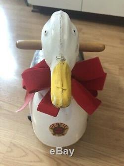 Vintage Gertie the Goose Train Rite Child Ride-On Toy