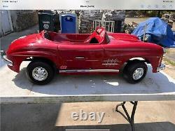 Vintage Glossy Red Mercedes Benz 300sl Electric Childs New Old Stock (read!)