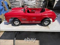 Vintage Glossy Red Mercedes Benz 300sl Electric Childs New Old Stock (read!)