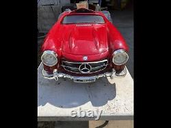 Vintage Glossy Red Mercedes Benz 300sl Electric Childs New Old Stock (read!)