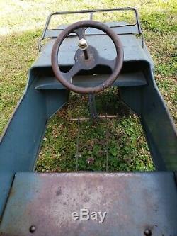 Vintage Hamilton Air Force Jeep Pedal Car Usaf