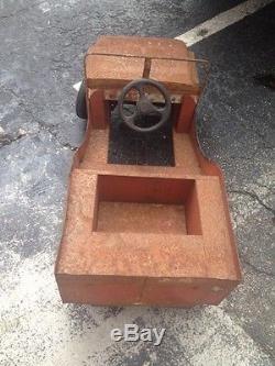 Vintage Hamilton Willy's Jeep Pedal Car Restoration Project