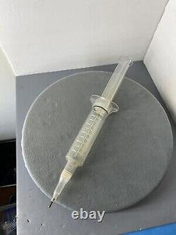 Vintage Hasbro Hypo Squirt Toy 1960's Water Squirting Giant Hypodermic Needle