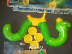 Vintage Hasbro Romper Room Inchworm Childs Ride On Toy Never Assembled 1982