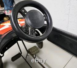 Vintage Havoline No. 28 Metal Framed Pedal Car
