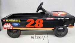 Vintage Havoline No. 28 Metal Framed Pedal Car