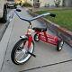 Vintage Hedstrom Red Metal Tricycle 1980s Child Retro Bike Pedal Trike