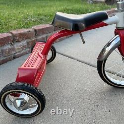 Vintage Hedstrom Red Metal Tricycle 1980s Child Retro Bike Pedal Trike