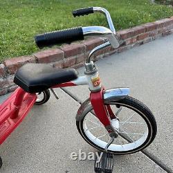 Vintage Hedstrom Red Metal Tricycle 1980s Child Retro Bike Pedal Trike