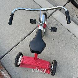 Vintage Hedstrom Red Metal Tricycle 1980s Child Retro Bike Pedal Trike