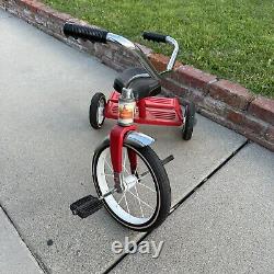 Vintage Hedstrom Red Metal Tricycle 1980s Child Retro Bike Pedal Trike