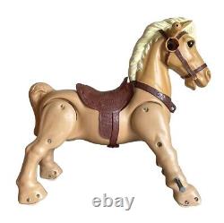 Vintage Horse Ride On Bouncy Mustang Toy Proarce Mexico Plastic Working