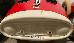 Vintage Imported Italian Pedal Car Giordani Brand Red Auto Sprint Racer