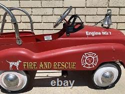 Vintage InStep, Fire and Rescue, Engine No. 7 Peddle Car Model