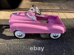 Vintage InStep Kids Pedal Car Pink Excellent Condition 35