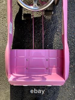 Vintage InStep Kids Pedal Car Pink Excellent Condition 35