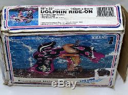 Vintage Inflatable Dolphin Ride-on by Intex #58541