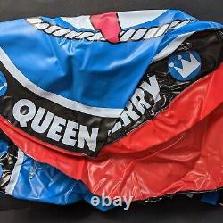 Vintage Inflatable Large Pool Float Toy Queen Merry 3 Kid Ride On