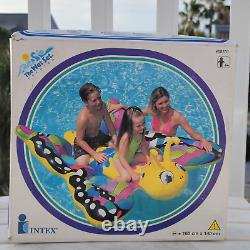 Vintage Inflatable Raft 1997 Intex Wet Set Ride-on Butterfly Pool Float NOS RARE