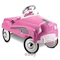 Vintage-Inspired Pink Lady Pedal Car-InStep ToddlerPush & RideOn Toy-Durable FUN