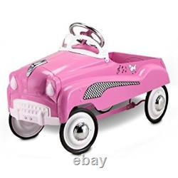 Vintage-Inspired Pink Lady Pedal Car-InStep ToddlerPush & RideOn Toy-Durable FUN
