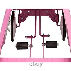 Vintage-Inspired Pink Lady Pedal Car-InStep ToddlerPush & RideOn Toy-Durable FUN