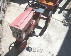 Vintage International Harvester Pedal Tractor & Trailer