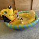 Vintage Intex 2001 inflatable Seal / Sea Lion Yellow Gold Wet Set Infant Toddler