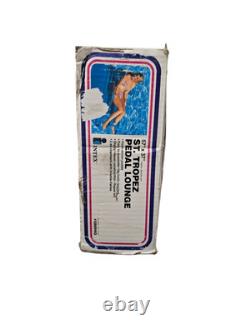 Vintage Intex The Wet Set 1993 Inflatable Pool Float St. Tropez Pedal Lounge