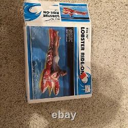 Vintage Intex The Wet Set 78 Inflatable Lobster Ride-On 1987
