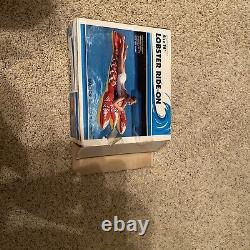 Vintage Intex The Wet Set 78 Inflatable Lobster Ride-On 1987