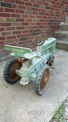 Vintage JOHN DEERE ERTL pedal tractor RARE 1950s