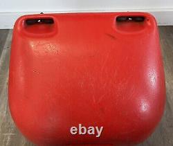 Vintage J. E. Burke Co. Playground Swing Red Plastic With Original Chain VERY RARE
