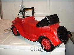 Vintage J. E. Burke Playground Spring Ford Jalopy Model T Toy Car Rider