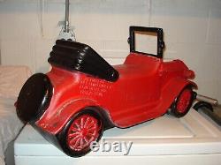 Vintage J. E. Burke Playground Spring Ford Jalopy Model T Toy Car Rider