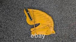 Vintage J. E. Burke Playground Swing Glider Horse Head, Original Yellow Paint