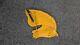 Vintage J. E. Burke Playground Swing Glider Horse Head, Original Yellow Paint