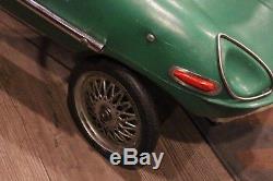 Vintage Jaguar E-Type Plastic Pedal Car Sports Car Steel Wheels Royal Wedding