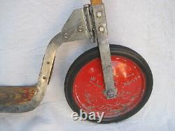 Vintage Janesville Metal & Wood Youngster Kick Scooter USA Classic & Sturdy