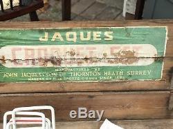 Vintage Jaques Of London Croquet Set In It's Original Wooden Box Sought After
