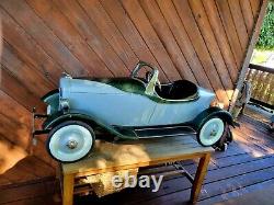 Vintage Jerry Anderson Auburn Speedster Boattail Pedal Car