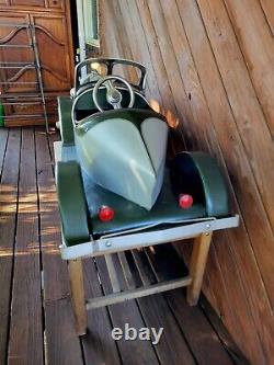 Vintage Jerry Anderson Auburn Speedster Boattail Pedal Car