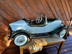 Vintage Jerry Anderson Auburn Speedster Boattail Pedal Car