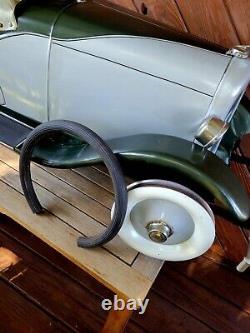 Vintage Jerry Anderson Auburn Speedster Boattail Pedal Car