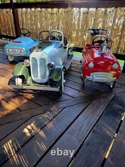 Vintage Jerry Anderson Auburn Speedster Boattail Pedal Car