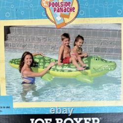 Vintage Joe Boxer Swimming Pool Inflatable Ride On Alligator from 2004 NEW